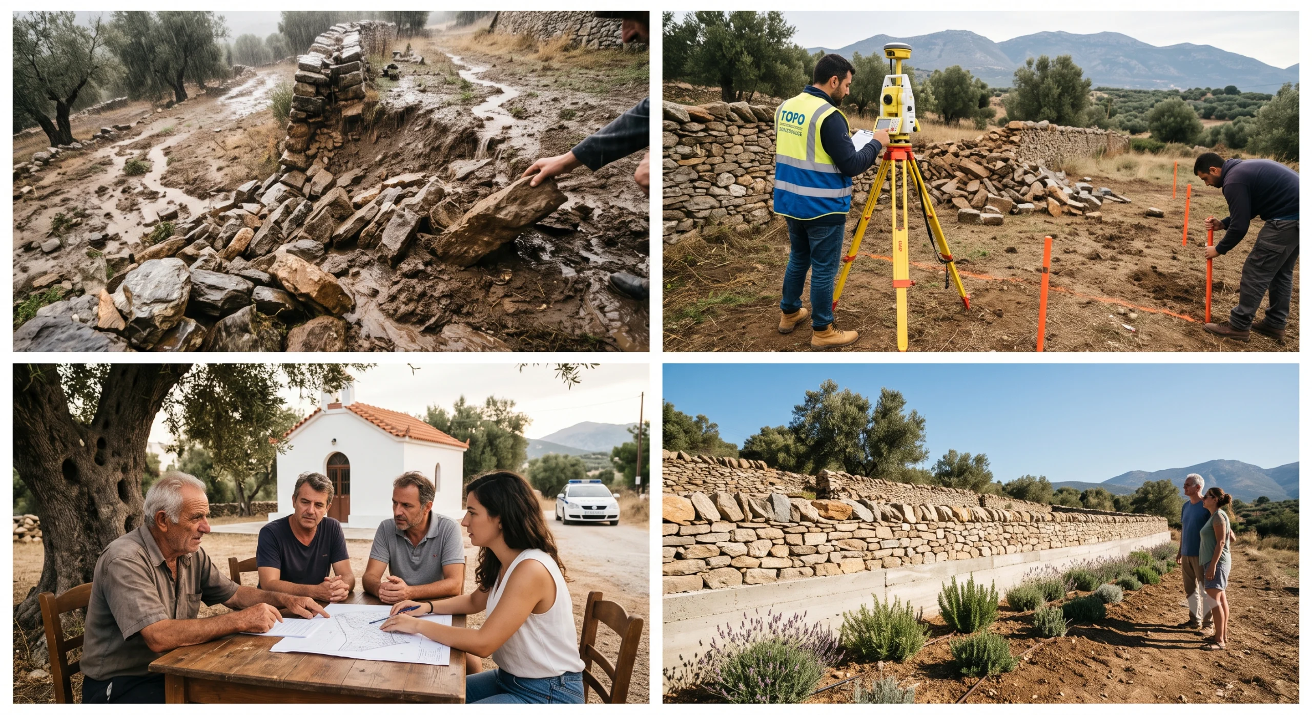 Les problèmes de voisinage en Grèce
